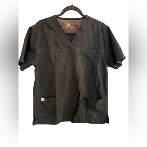 Carhartt Men's Black Utility Scrub Top